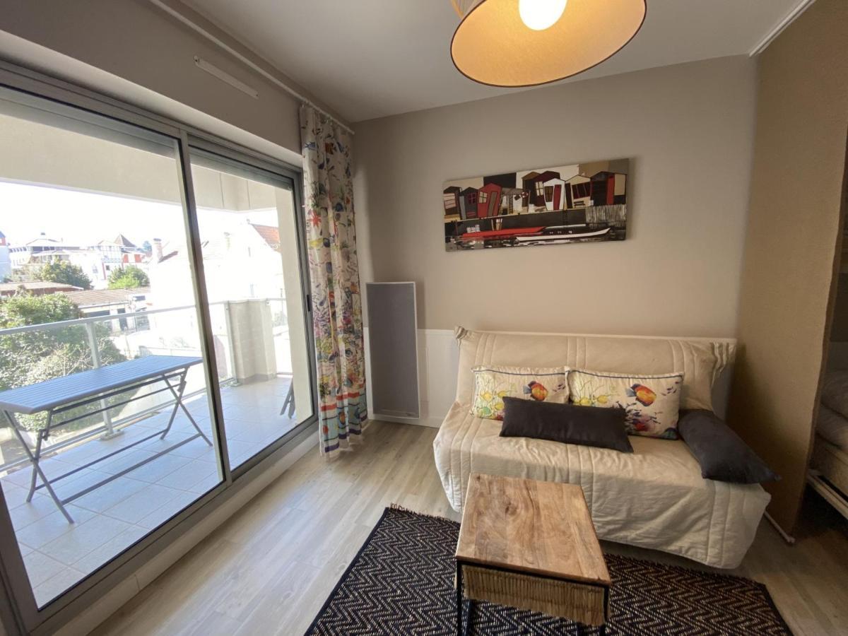 Studio Neuf En Front De Mer Avec Terrasse Et Parking, Ideal Pour 3 Personnes - Fr-1-474-147 阿卡雄 外观 照片