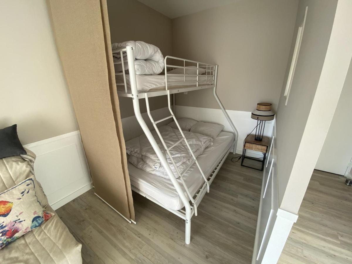 Studio Neuf En Front De Mer Avec Terrasse Et Parking, Ideal Pour 3 Personnes - Fr-1-474-147 阿卡雄 外观 照片