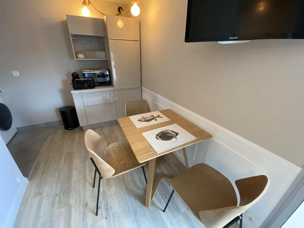 Studio Neuf En Front De Mer Avec Terrasse Et Parking, Ideal Pour 3 Personnes - Fr-1-474-147 阿卡雄 外观 照片