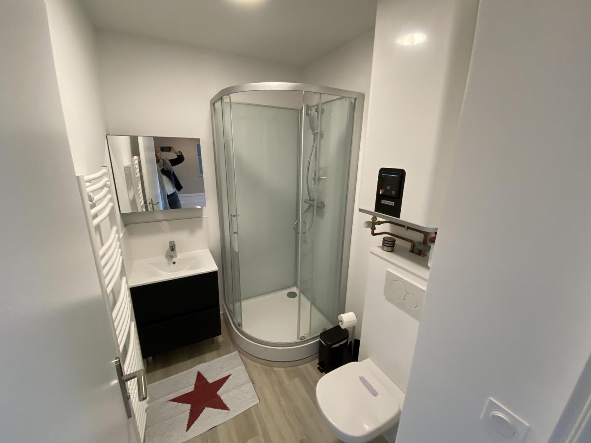 Studio Neuf En Front De Mer Avec Terrasse Et Parking, Ideal Pour 3 Personnes - Fr-1-474-147 阿卡雄 外观 照片