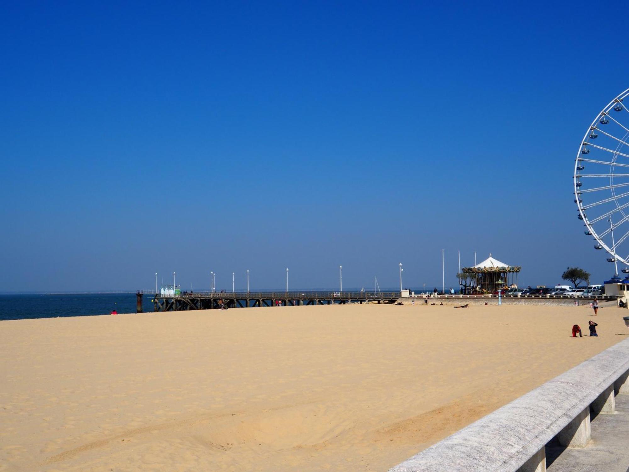 Studio Neuf En Front De Mer Avec Terrasse Et Parking, Ideal Pour 3 Personnes - Fr-1-474-147 阿卡雄 外观 照片