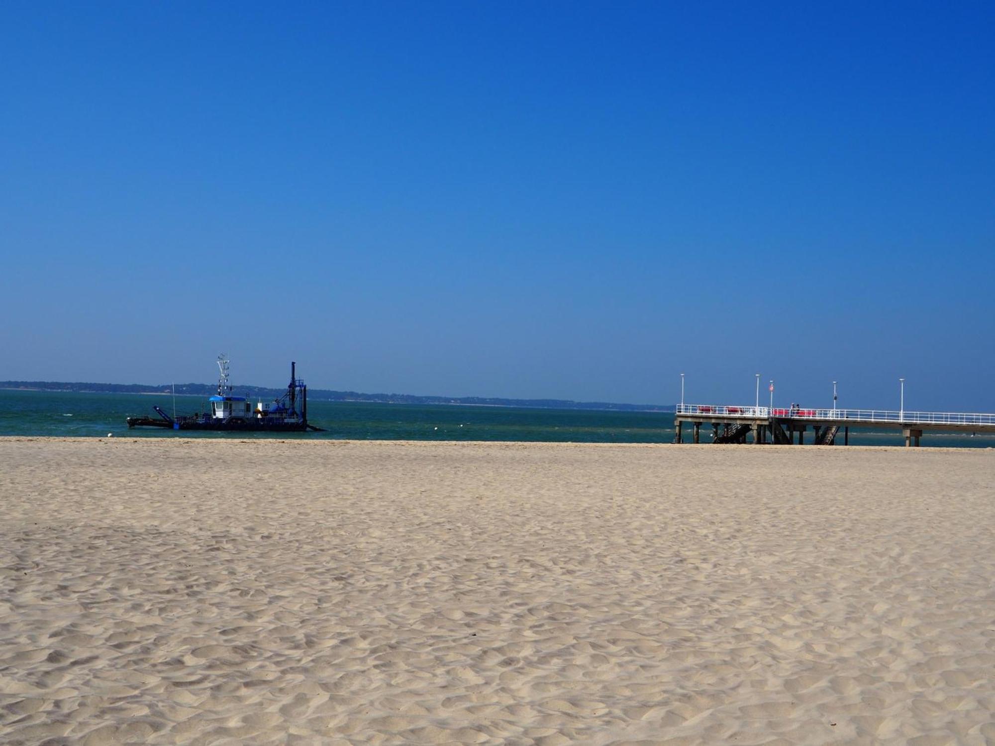 Studio Neuf En Front De Mer Avec Terrasse Et Parking, Ideal Pour 3 Personnes - Fr-1-474-147 阿卡雄 外观 照片